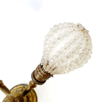 Mooie hang of wandlampen met kristal uit Hotel des Indes